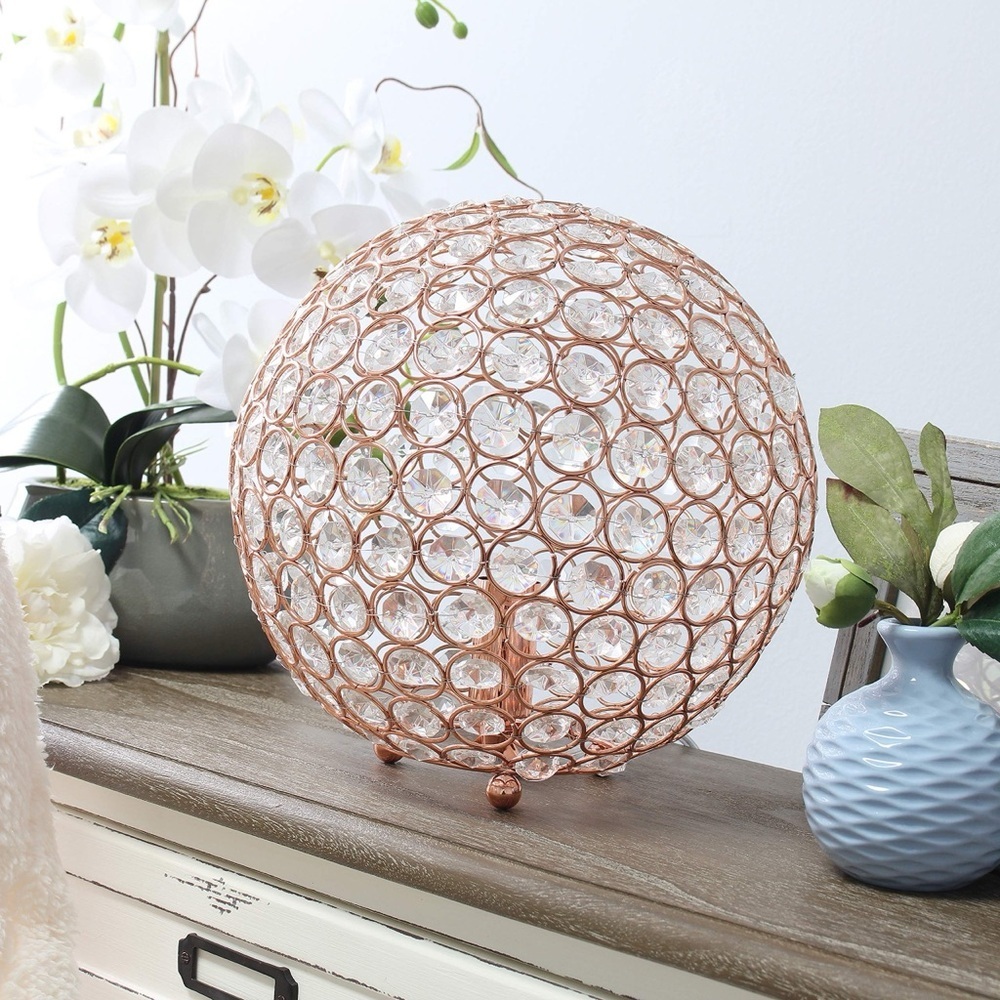 Elegant Crystal Ball Decorative Accent
